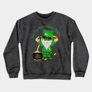 Leprechaun Gnome St. Patrick's Day Crewneck Sweatshirt